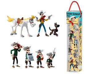 Мини-фигурки Lucky Luke, набор из 7 персонажей, 4—10 см цена и информация | Игрушки для девочек | pigu.lt