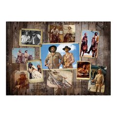 Dėlionė Oakie Doakie Western Photo Wall, 1000 d. kaina ir informacija | Dėlionės (puzzle) | pigu.lt