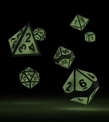 Žaidimų kauliukai Oakie Doakie šviečia tamsoje Druid's Blaze kaina ir informacija | Stalo žaidimai, galvosūkiai | pigu.lt