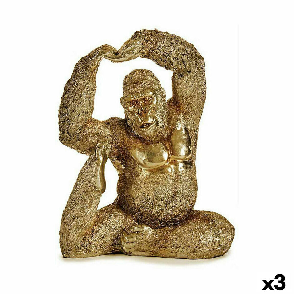 Gift Decor dekoratyvinė figūrėlė Yoga Gorila, 3 vnt цена и информация | Interjero detalės | pigu.lt