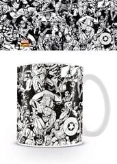 Marvel Comics puodelis, 315 ml kaina ir informacija | Taurės, puodeliai, ąsočiai | pigu.lt