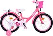 Vaikiškas dviratis Volare Ashley 18", rožinis kaina ir informacija | Dviračiai | pigu.lt