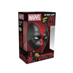 Marvel vaikiška 3D LED lempa Deadpool kaina ir informacija | Vaikiški šviestuvai | pigu.lt