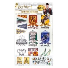 Набор из 35 татуировок Гарри Поттера 14168 цена и информация | Кисти для макияжа, спонжи | pigu.lt