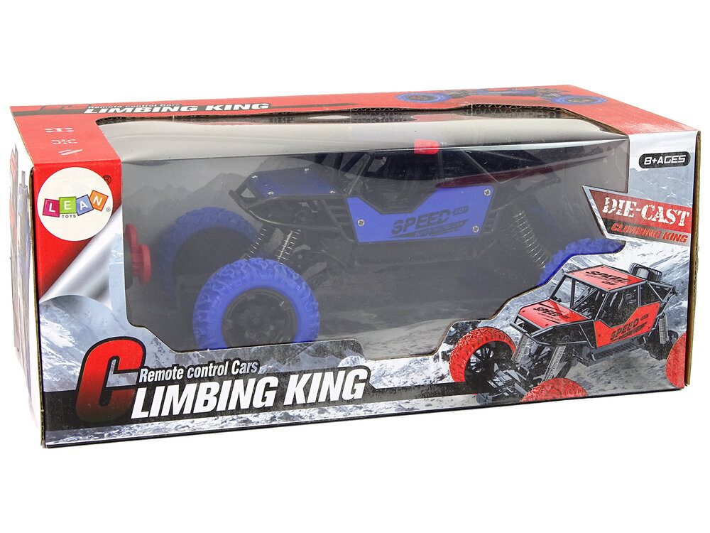 Nuotoliniu būdu valdomas R/C visureigis Lean Toys Limbing King 1:18, mėlynas цена и информация | Žaislai berniukams | pigu.lt