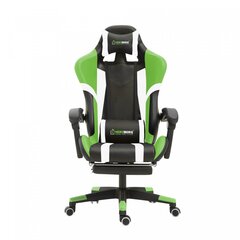 Игровое и офисное кресло Herzberg HG-8083 Tric, зеленый цена и информация | Офисные кресла | pigu.lt