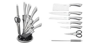 Royalty Line RL-KSS804: Набор из 8 ножей из нержавеющей стали, красный цена и информация | Ножи и аксессуары для них | pigu.lt