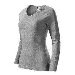 Marškinėliai moterims Malfini Elegance W MLI-12712, pilki kaina ir informacija | Marškinėliai moterims | pigu.lt