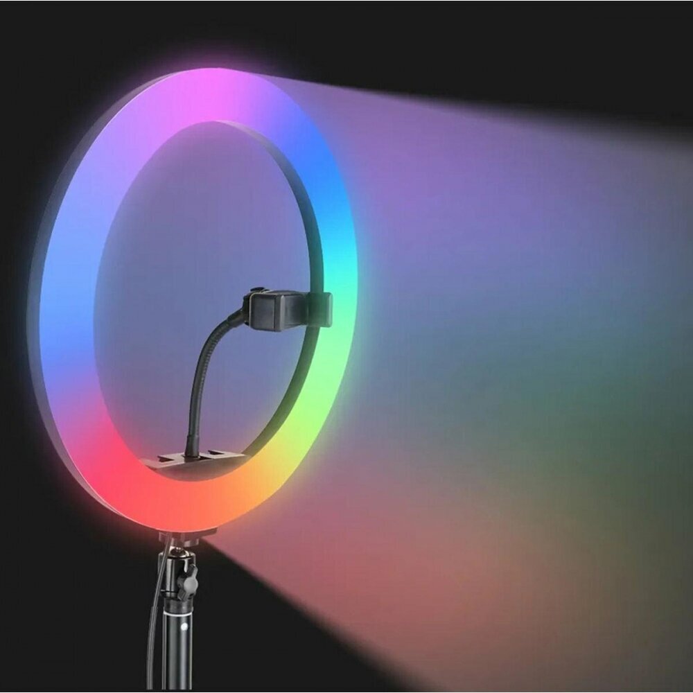 Ring RGB LED kaina ir informacija | Fotografijos apšvietimo įranga | pigu.lt
