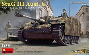 Klijuojamas Modelis MiniArt 35357 StuG III Ausf. G Dec 1944 - Mar 1945 Miag Prod. Interior Kit 1/35 kaina ir informacija | Klijuojami modeliai | pigu.lt