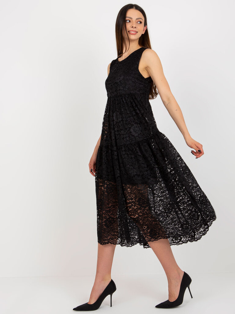 Suknelė moterims Och Bella, juoda kaina ir informacija | Suknelės | pigu.lt