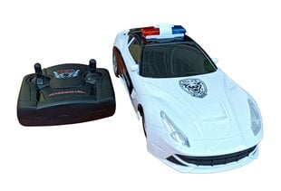 Radijo bangomis valdomas automobilis policijos automobilis, baltas kaina ir informacija | Žaislai berniukams | pigu.lt