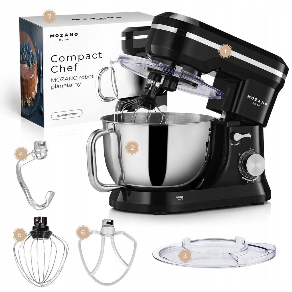 Mozano Compact Chef kaina ir informacija | Virtuviniai kombainai | pigu.lt