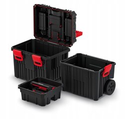 Dėžė įrankiams su ratais 3in1, Kistenberg kaina ir informacija | Įrankių dėžės, laikikliai | pigu.lt
