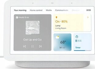 Assistant garsiakalbis Google Nest Hub Google 2gen Chalk kaina ir informacija | Apsaugos sistemos, valdikliai | pigu.lt