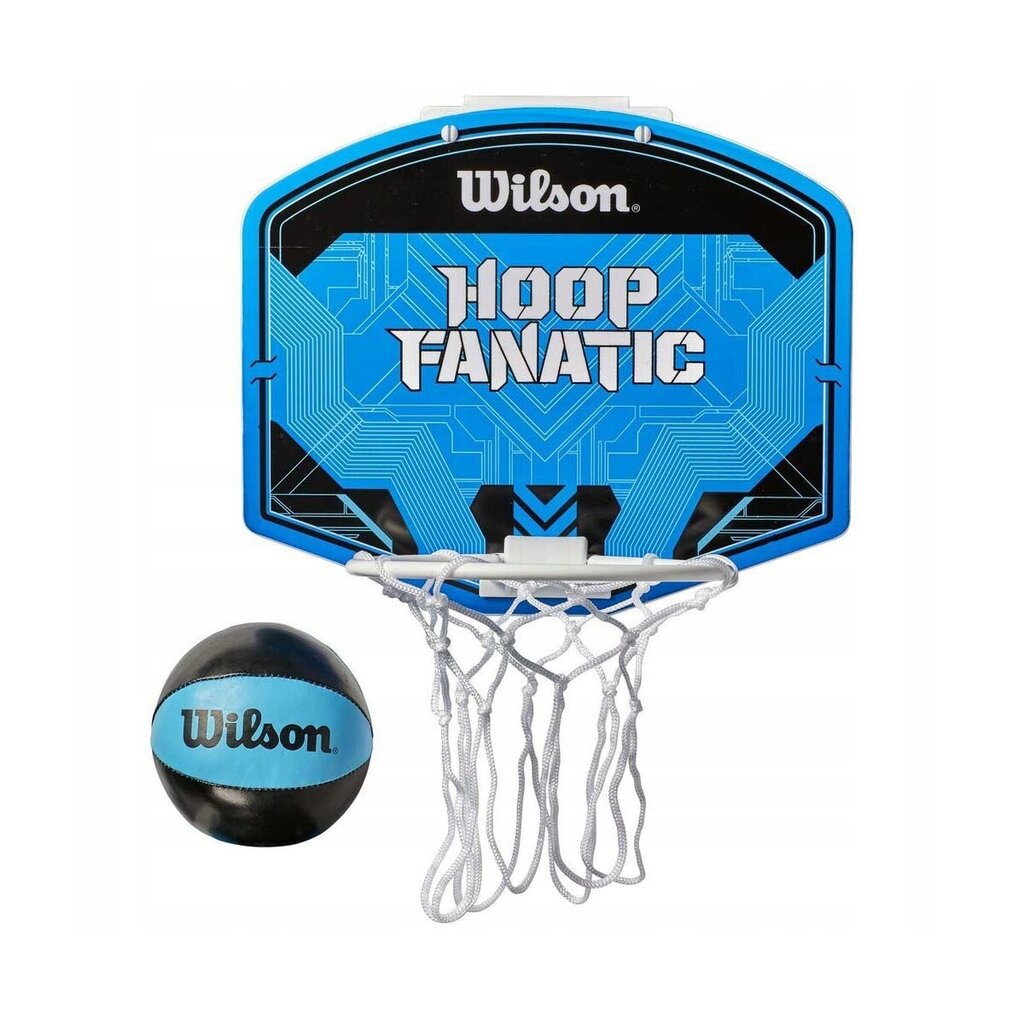 Mini krepšinio lenta su kamuoliu Wilson Hoop Fanatic, 30x25 cm kaina ir informacija | Krepšinio lentos | pigu.lt
