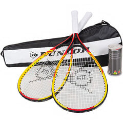 Badmintono Raketės Rinkinys Dunlop Geltonai Raudonas 762091 kaina ir informacija | Badmintonas | pigu.lt