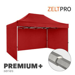 Prekybinė Palapinė Zeltpro Premium+, 3x4,5 m, Raudona kaina ir informacija | Palapinės | pigu.lt