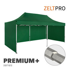 Prekybinė Palapinė Zeltpro Premium+, 3x6 m, Žalia kaina ir informacija | Palapinės | pigu.lt