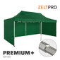 Prekybinė Palapinė Zeltpro Premium+, 4x6 m, Žalia kaina ir informacija | Palapinės | pigu.lt