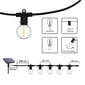 Lauko lempučių girlianda su saulės baterija Tonro Perl, 12.25m цена и информация | Girliandos | pigu.lt