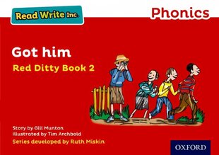 Read Write Inc. Phonics: Red Ditty Book 2 Got Him kaina ir informacija | Knygos paaugliams ir jaunimui | pigu.lt