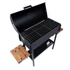 Grilis DM Grill Standart Duo, juoda, 30 cm kaina ir informacija | Kepsninės, griliai | pigu.lt