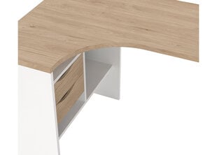 Rašomasis stalas Tvilum Function Plus, baltas/rudas kaina ir informacija | Kompiuteriniai, rašomieji stalai | pigu.lt