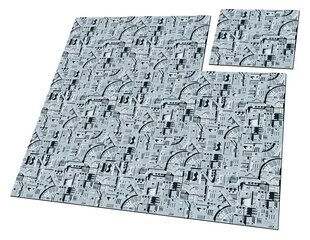 9 покрытых плиткой ковриков Ultimate Guard Battle-Tiles 1 'Темное пространство 30 x 30 см цена и информация | Настольные игры, головоломки | pigu.lt