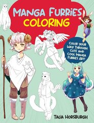 Manga Furries Coloring: Color your way through cute and cool manga furries art!, Volume 4 kaina ir informacija | Knygos apie meną | pigu.lt