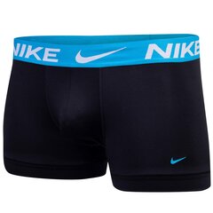 Мужские боксеры Nike 3 пары, BLACK 0000KE1156 UB1 43461 цена и информация | Мужские трусы | pigu.lt