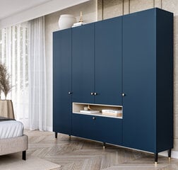Шкаф  Includo, 240x60x205 см, синий цвет цена и информация | Шкафы | pigu.lt