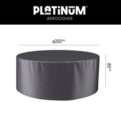 Защитный чехол для уличного обеденного комплекта Platinum AeroCover Ø200хВ85 цена и информация | Подушки, наволочки, чехлы | pigu.lt