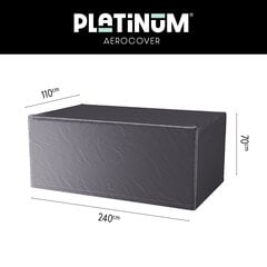 Защитный чехол для уличного обеденного стола Platinum AeroCover 240x110xВ70 цена и информация | Подушки, наволочки, чехлы | pigu.lt