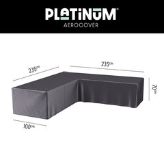 Защитный чехол для садового углового дивана Platinum AeroCover 235x235х100хВ70 цена и информация | Подушки, наволочки, чехлы | pigu.lt