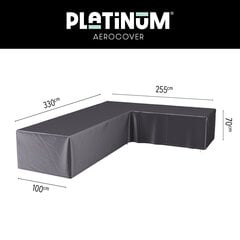 Защитный чехол для садового углового дивана Platinum AeroCover 330x255х100хВ70 (правый) цена и информация | Подушки, наволочки, чехлы | pigu.lt