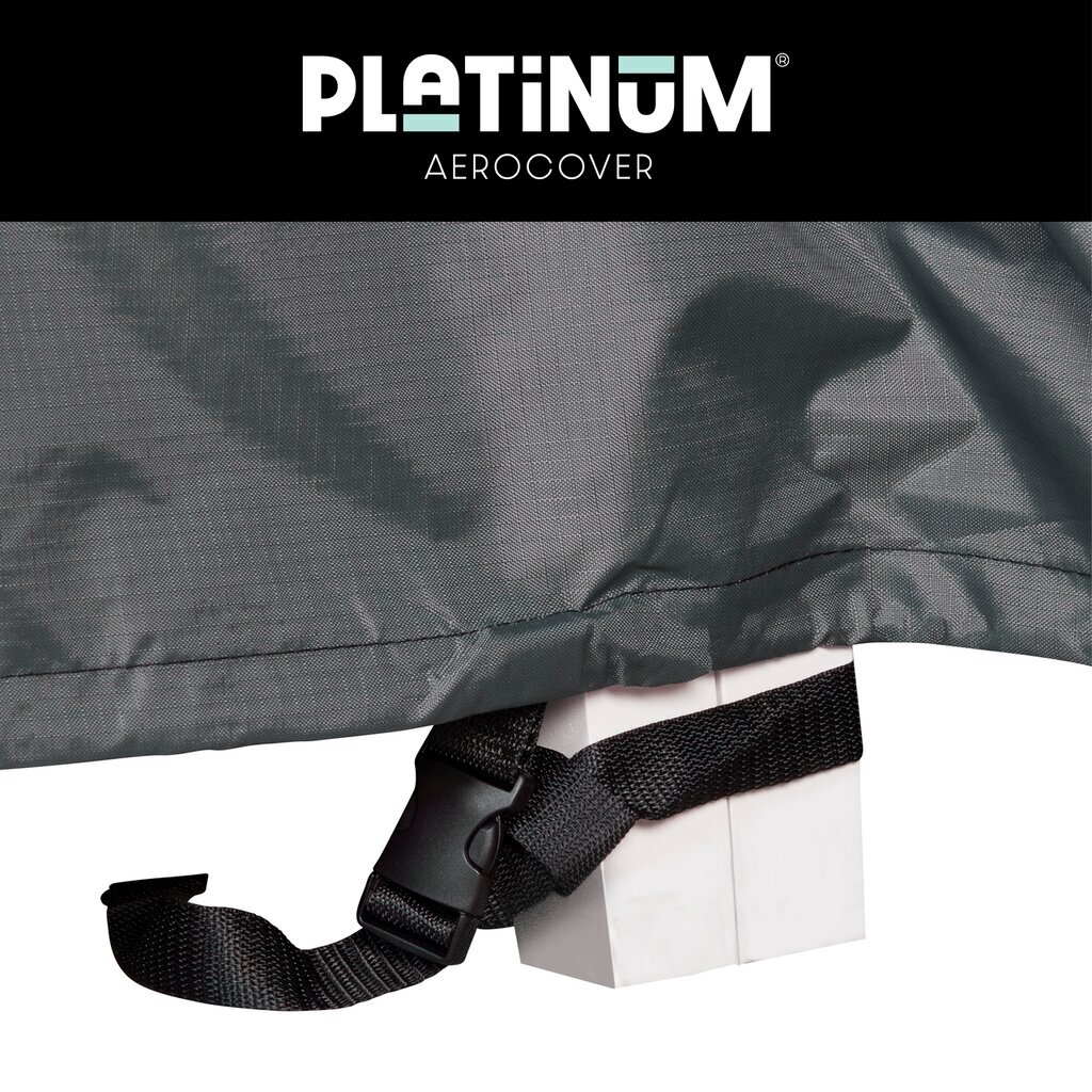 Užvalkalas Platinum AeroCover, pilkas kaina ir informacija | Pagalvės, užvalkalai, apsaugos | pigu.lt