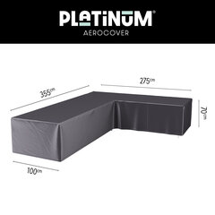 Защитный чехол для садового углового дивана Platinum AeroCover 355x275х100хВ70 (правый) цена и информация | Подушки, наволочки, чехлы | pigu.lt