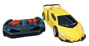 Radijo bangomis valdomas automobilis, geltonas kaina ir informacija | Žaislai berniukams | pigu.lt
