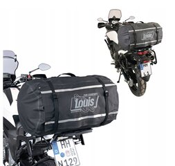 Galinis krepšys motociklui Louis, juodas kaina ir informacija | Moto reikmenys | pigu.lt
