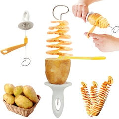 Spiralinių bulvių iešmeliai, 4 vnt. kaina ir informacija | Virtuvės įrankiai | pigu.lt