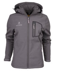 Striukė moterims Alpinus Softshell, pilka kaina ir informacija | Striukės moterims | pigu.lt