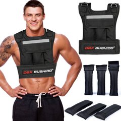 Svorinė liemenė DBX Bushido DBX-Vest-6, juoda цена и информация | Боевые искусства | pigu.lt