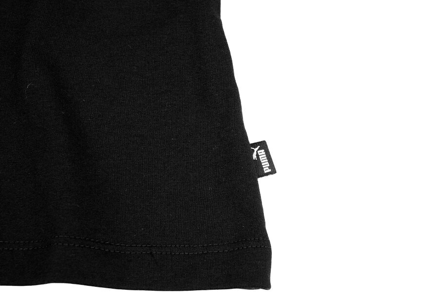Marškinėliai mergaitėms Puma Ess+ Bleach Logo Tee G 846954 01, juodi kaina ir informacija | Marškinėliai mergaitėms | pigu.lt