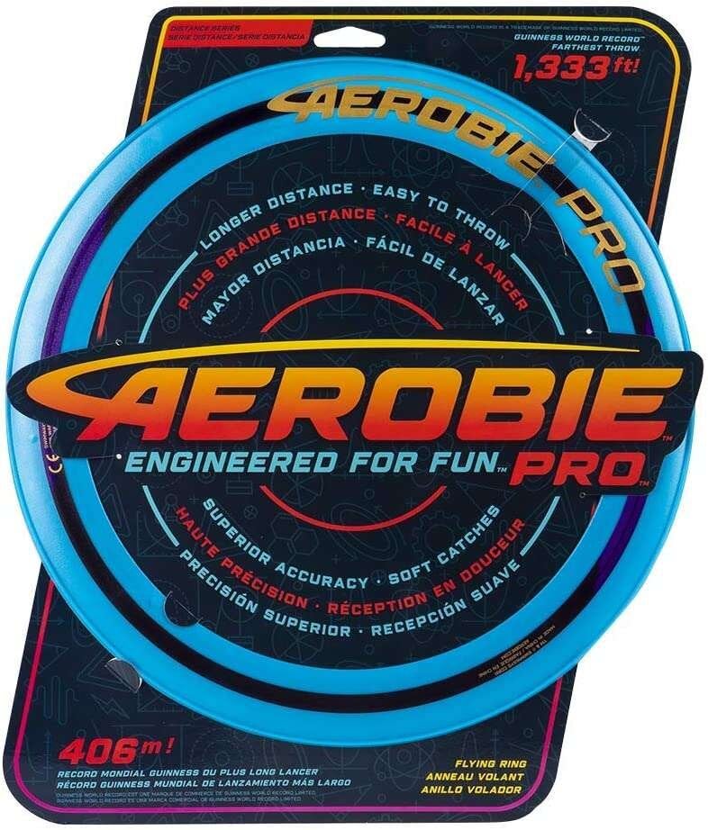 Frisbio mėtymo lankas Aerobie Pro blue kaina ir informacija | Vandens, smėlio ir paplūdimio žaislai | pigu.lt
