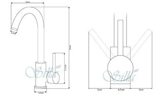 Praustuvo maišytuvas Silla S-1003B цена и информация | Смесители | pigu.lt