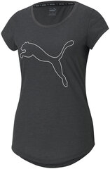 Футболка Puma Performance Heather Cat Tee 520320 07/S, серая цена и информация | Женские футболки | pigu.lt