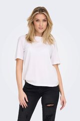 Футболка ONLY 15270390WHITE-XS, белая цена и информация | Футболка Мы здесь | pigu.lt