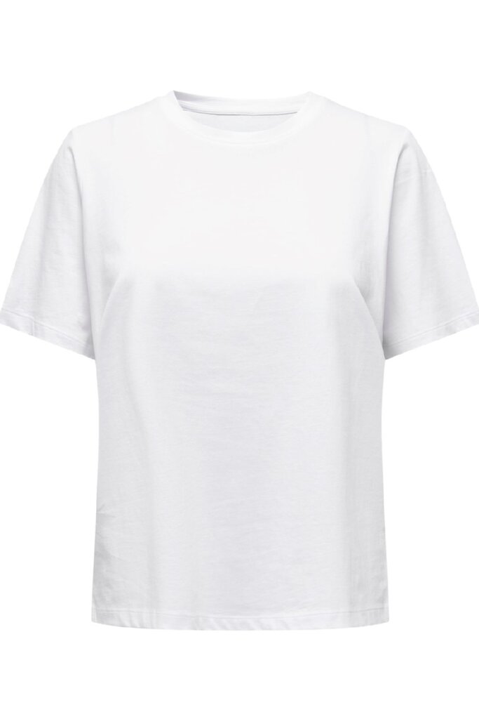 Marškinėliai moterims Only 15270390, balti цена и информация | Marškinėliai moterims | pigu.lt