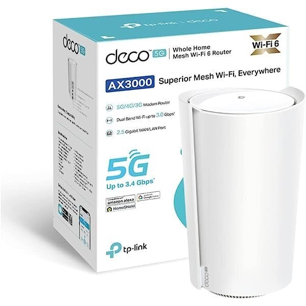 TP-Link Deco AX3000 X50-5G цена и информация | Maršrutizatoriai (routeriai) | pigu.lt